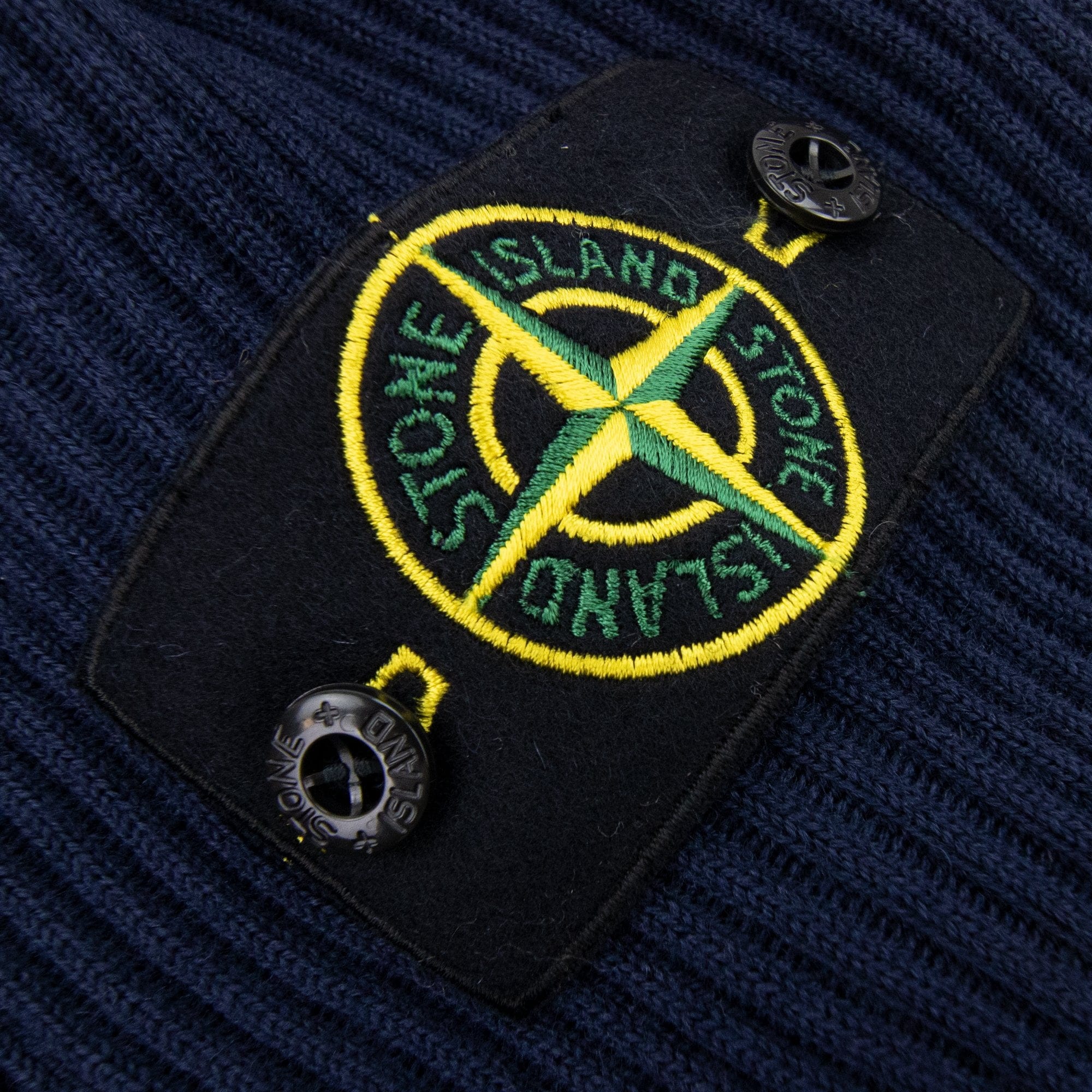 Stone Island 522C2 Full Rib Turtleneck Jumper Navy V0028