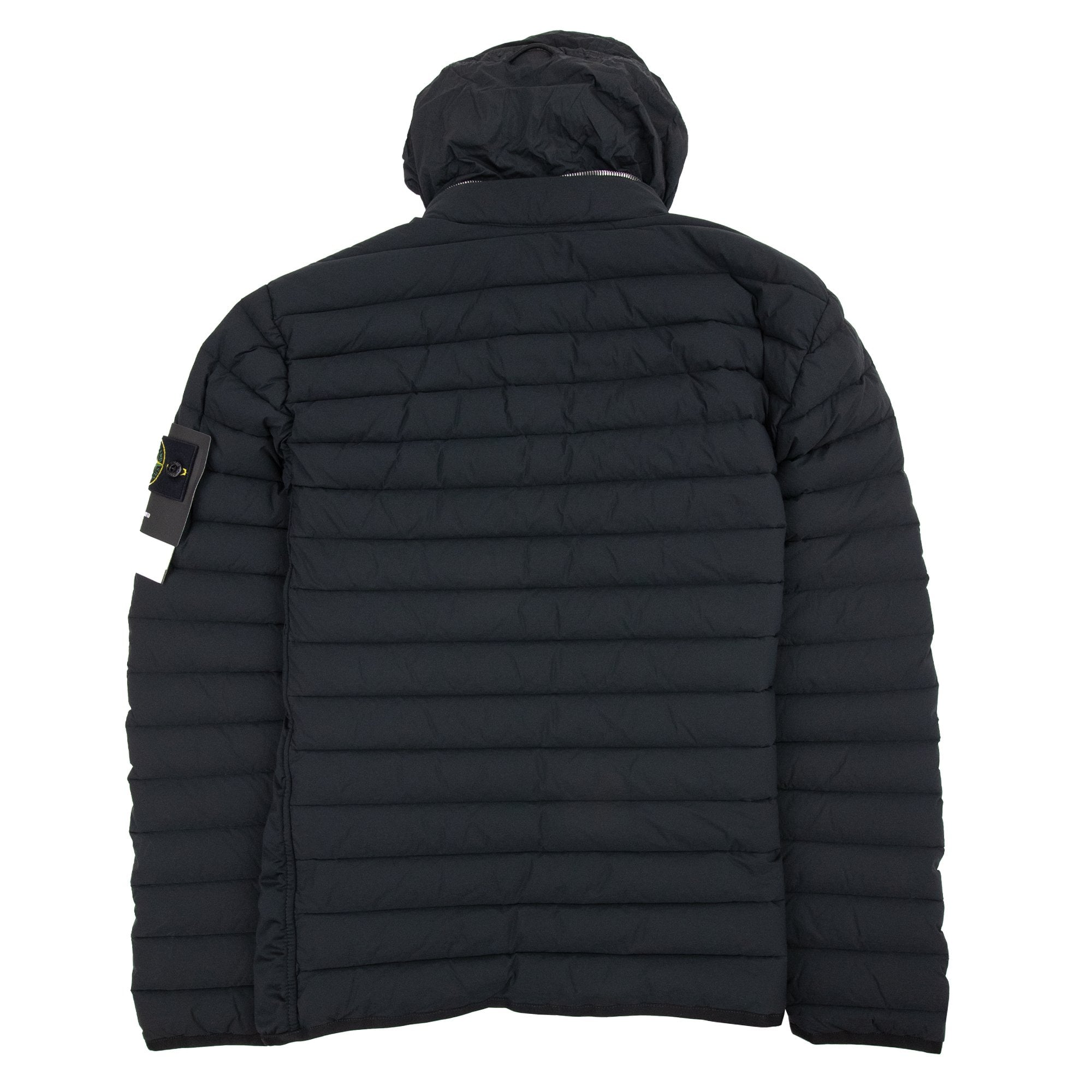 Stone Island Loom Woven Down Chambers Jacket Black V0029