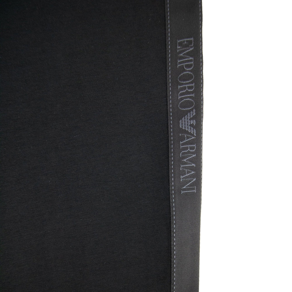 Emporio Armani Tape Logo Jogging Bottoms Black 999