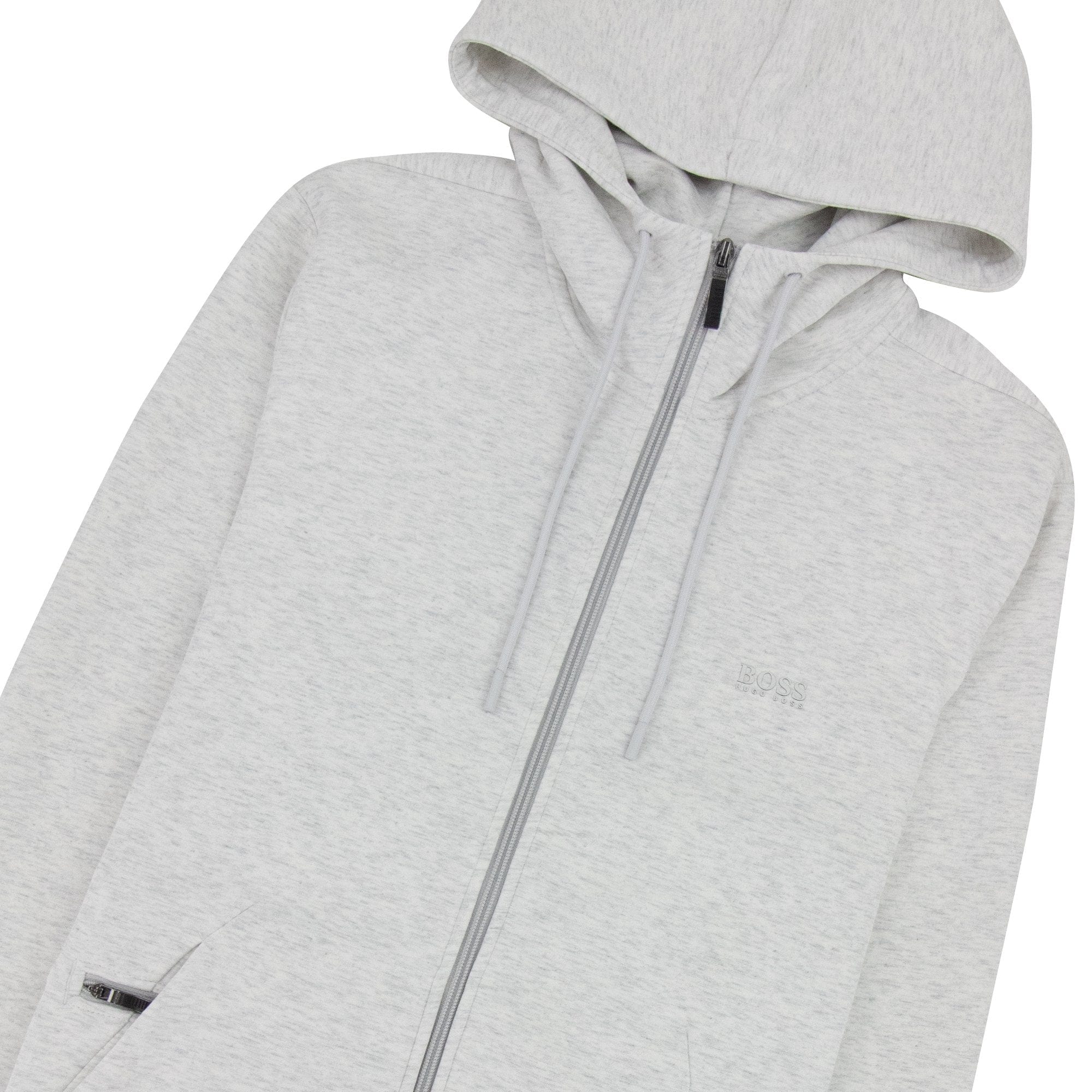 Hugo Boss Saggy X Tracksuit Top Marl Grey 057