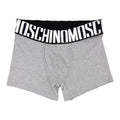 Moschino Underwear Logo Print Stretch Cotton Trunks Grey