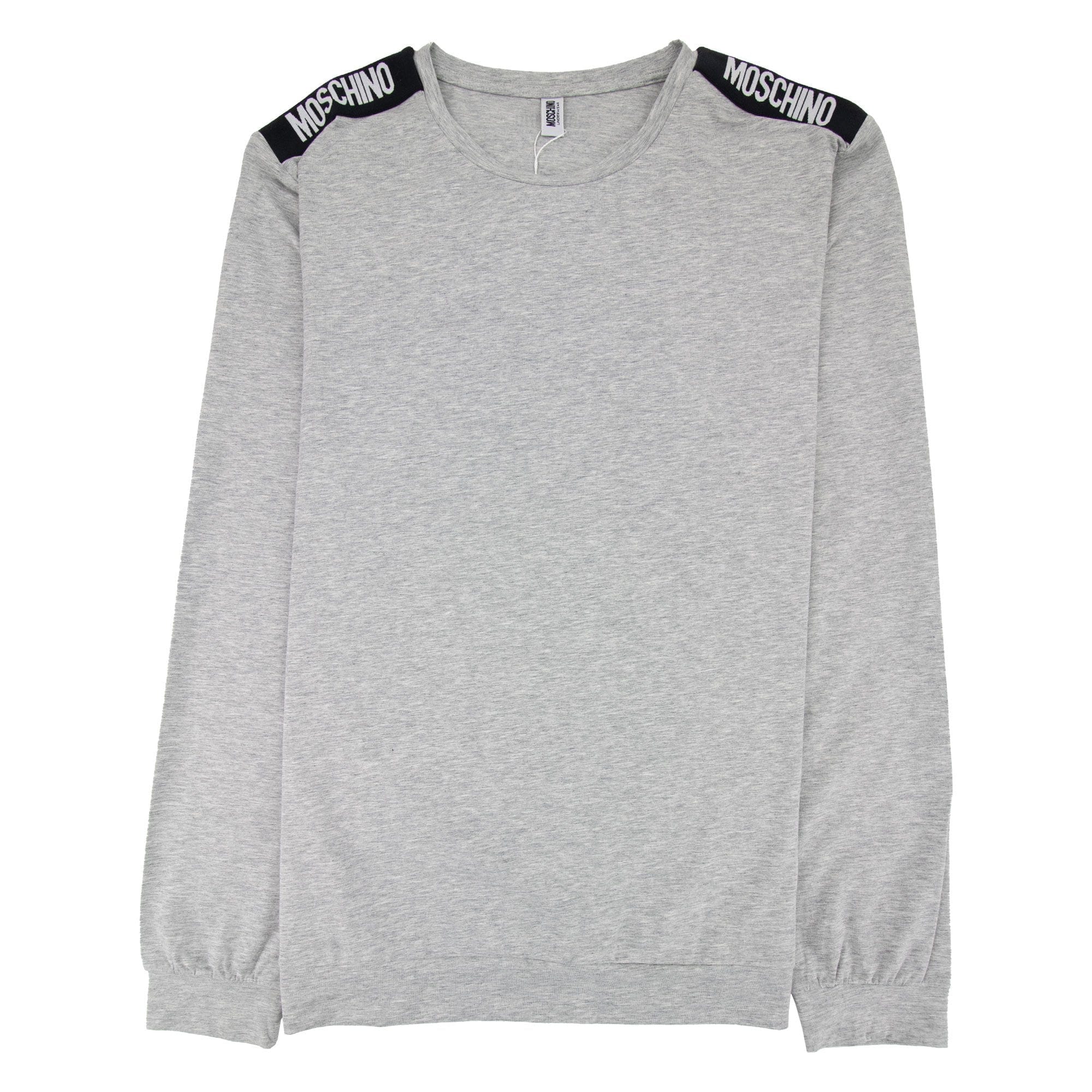 Moschino Underwear Long Sleeve Shoulder Top Grey