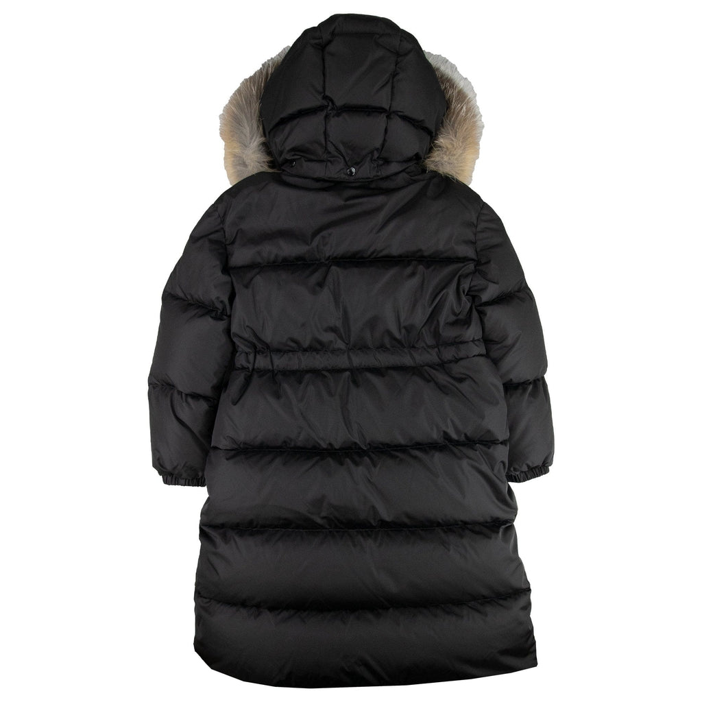 Moncler Junior Taim Giubbotto Long Jacket Black 999