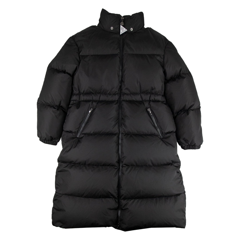 Moncler Junior Taim Giubbotto Long Jacket Black 999