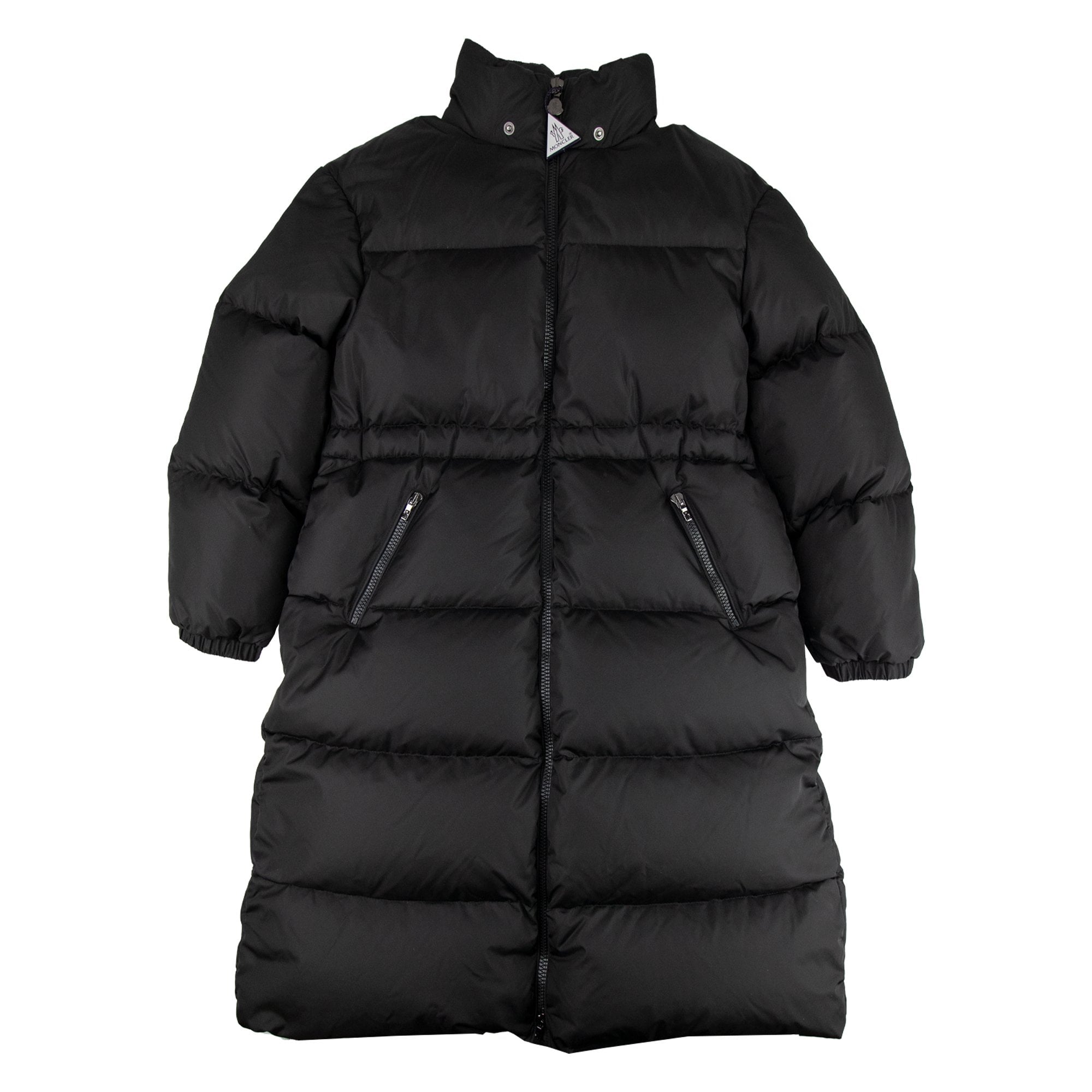 Moncler Junior Taim Giubbotto Long Jacket Black 999