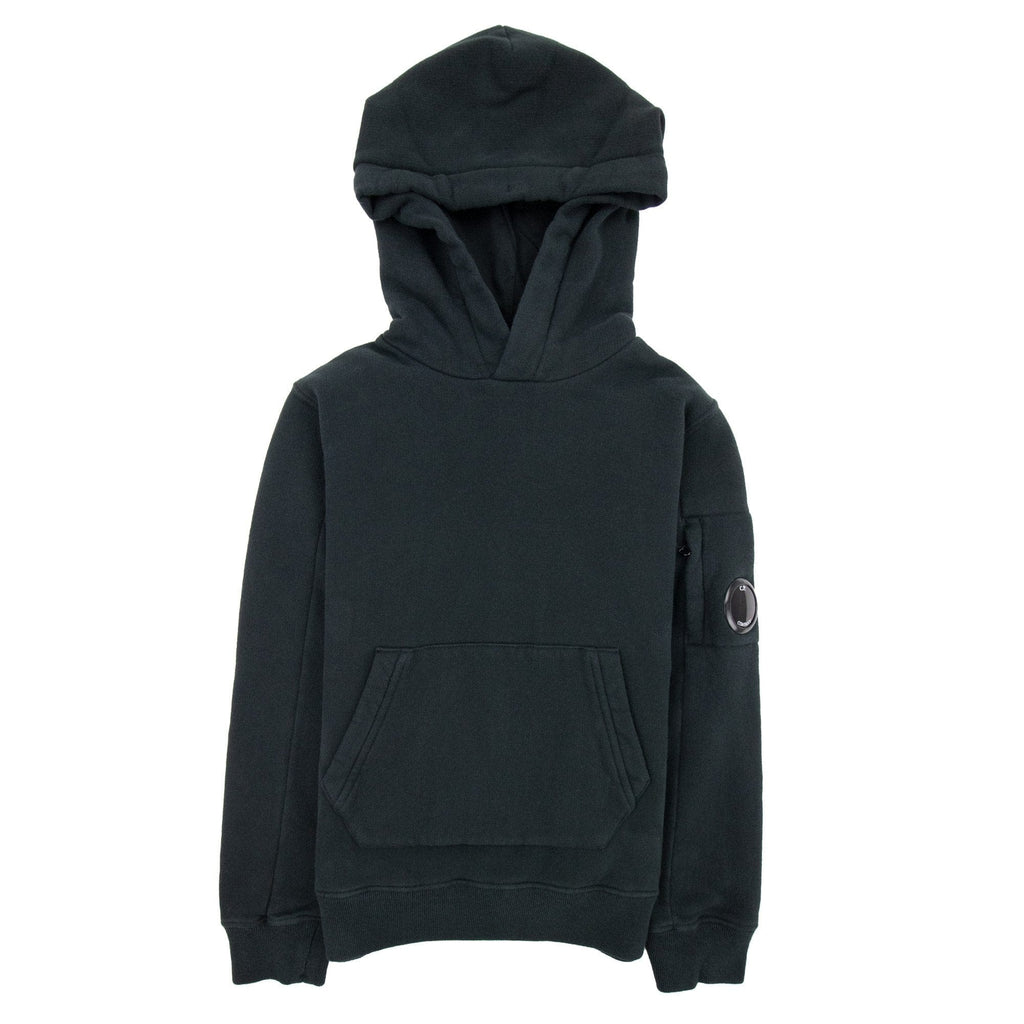 Cp Company Undersixteen Arm Lens Hoodied Sweatshirt Black 999