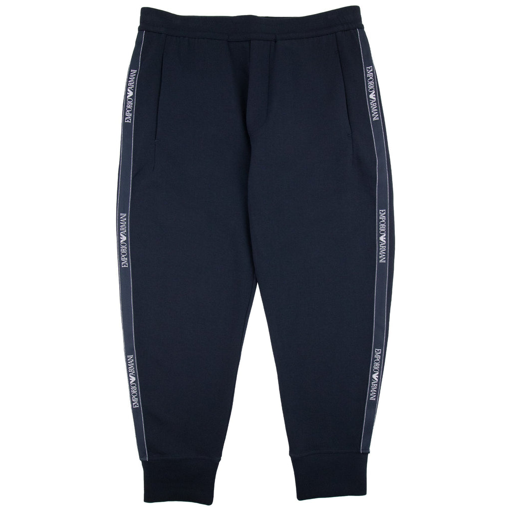 Emporio Armani Tape Logo Jogging Bottoms Blue/navy 0920