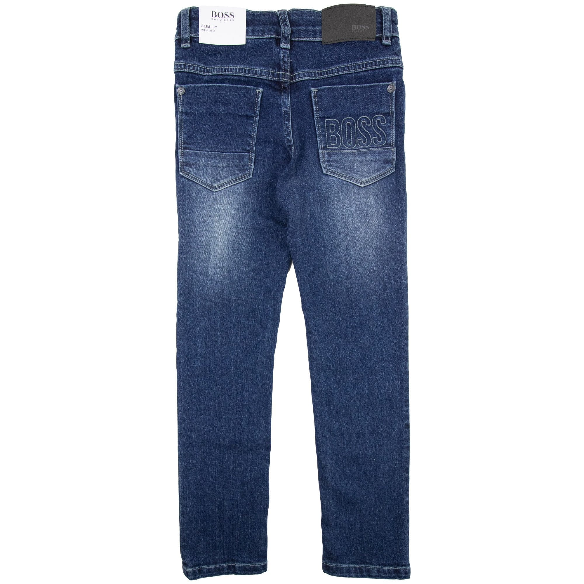 Hugo Boss Kids Stone Washed Slim Fit Jean Denim