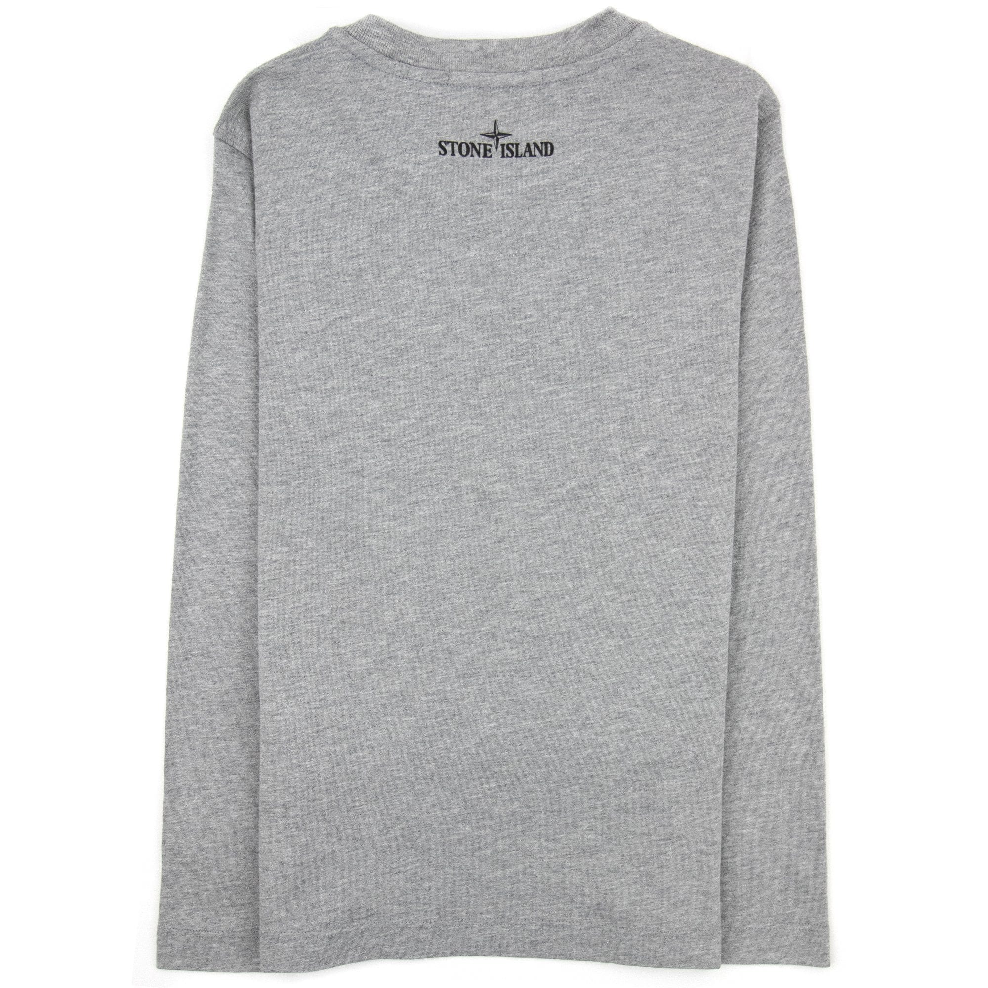 Stone Island Junior Nature T Shirt Grey V0m64