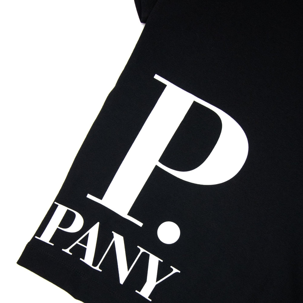 Cp Company Undersixteen Wrap Logo S/s T Shirt Black 999