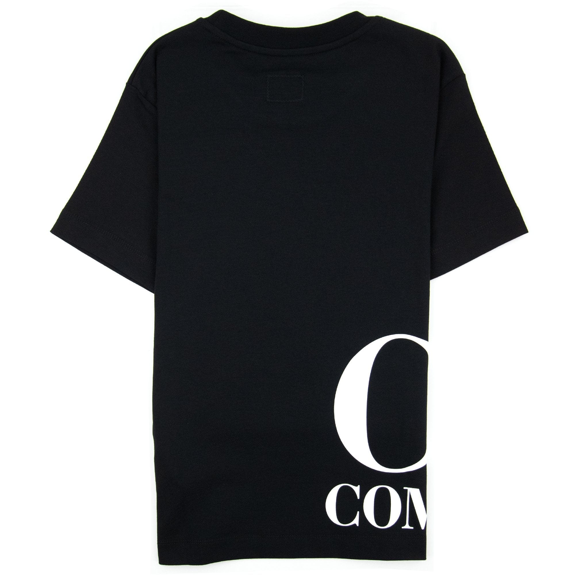 Cp Company Undersixteen Wrap Logo S/s T Shirt Black 999