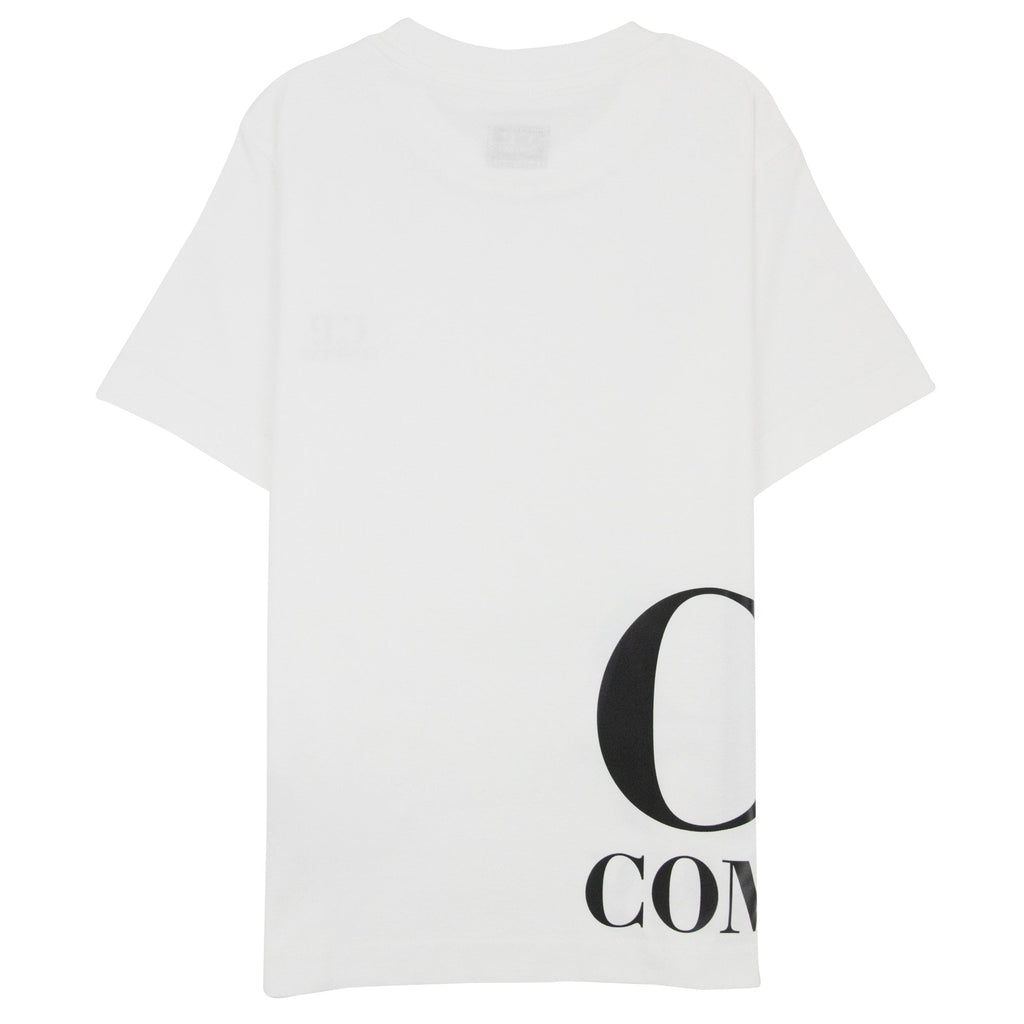 Cp Company Undersixteen Wrap Logo S/s T Shirt White 103