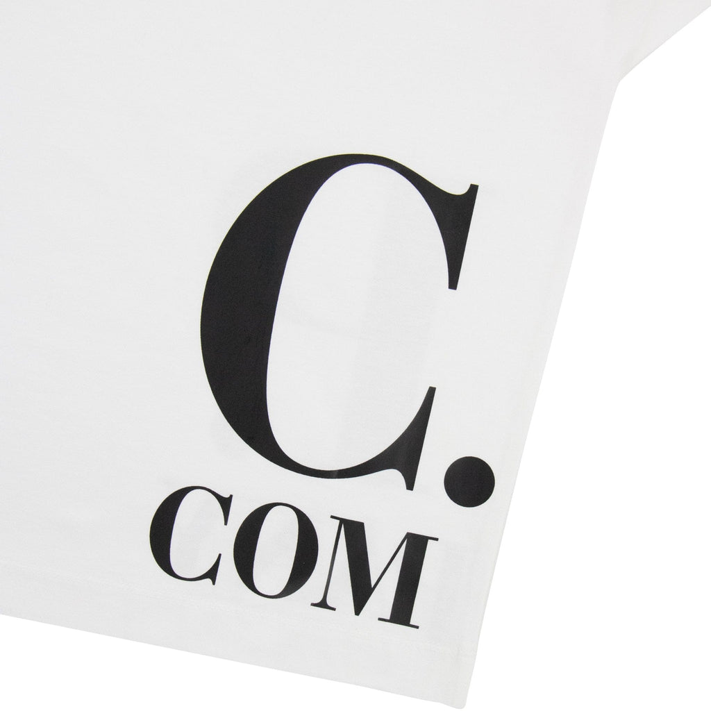 Cp Company Undersixteen Wrap Logo S/s T Shirt White 103
