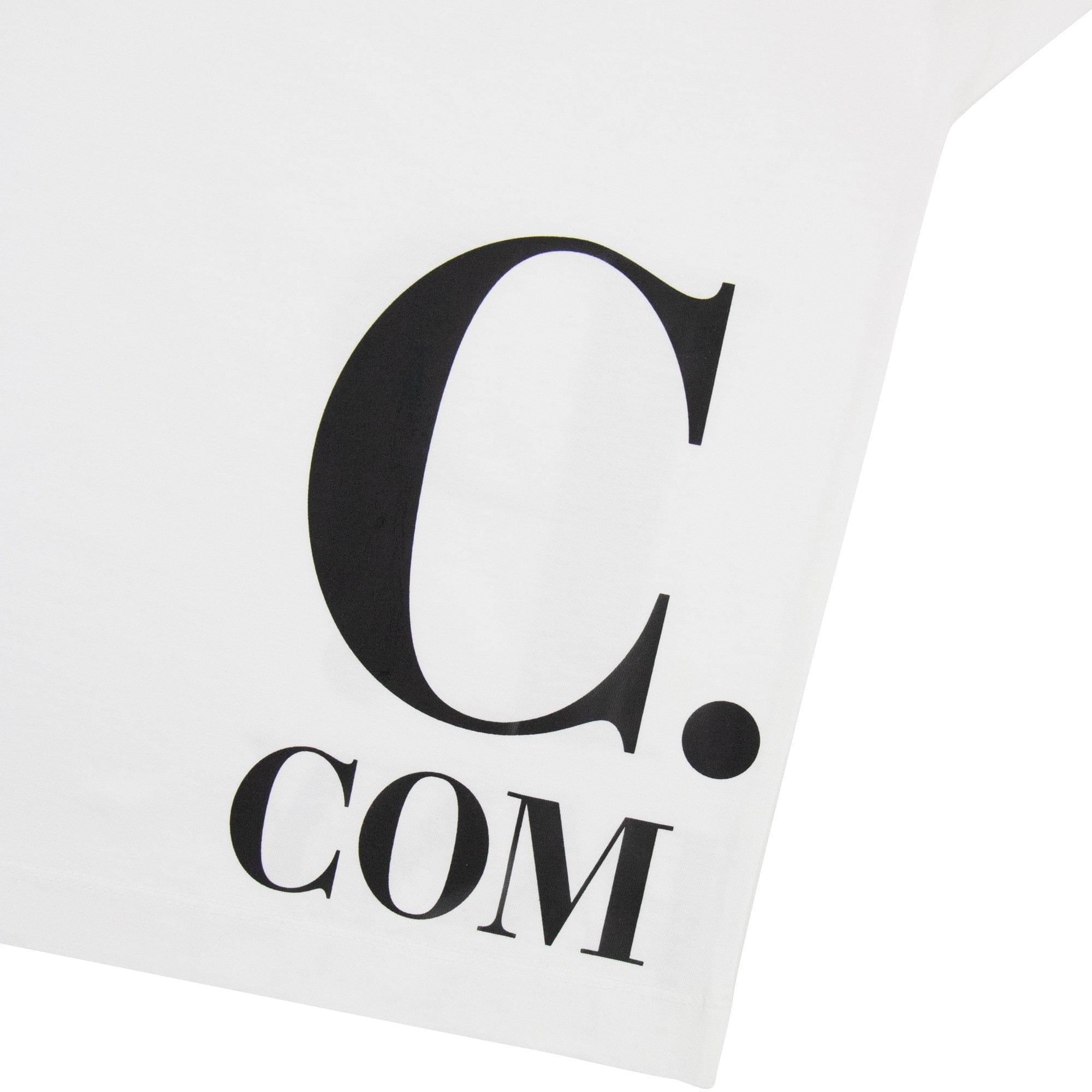 Cp Company Undersixteen Wrap Logo S/s T Shirt White 103