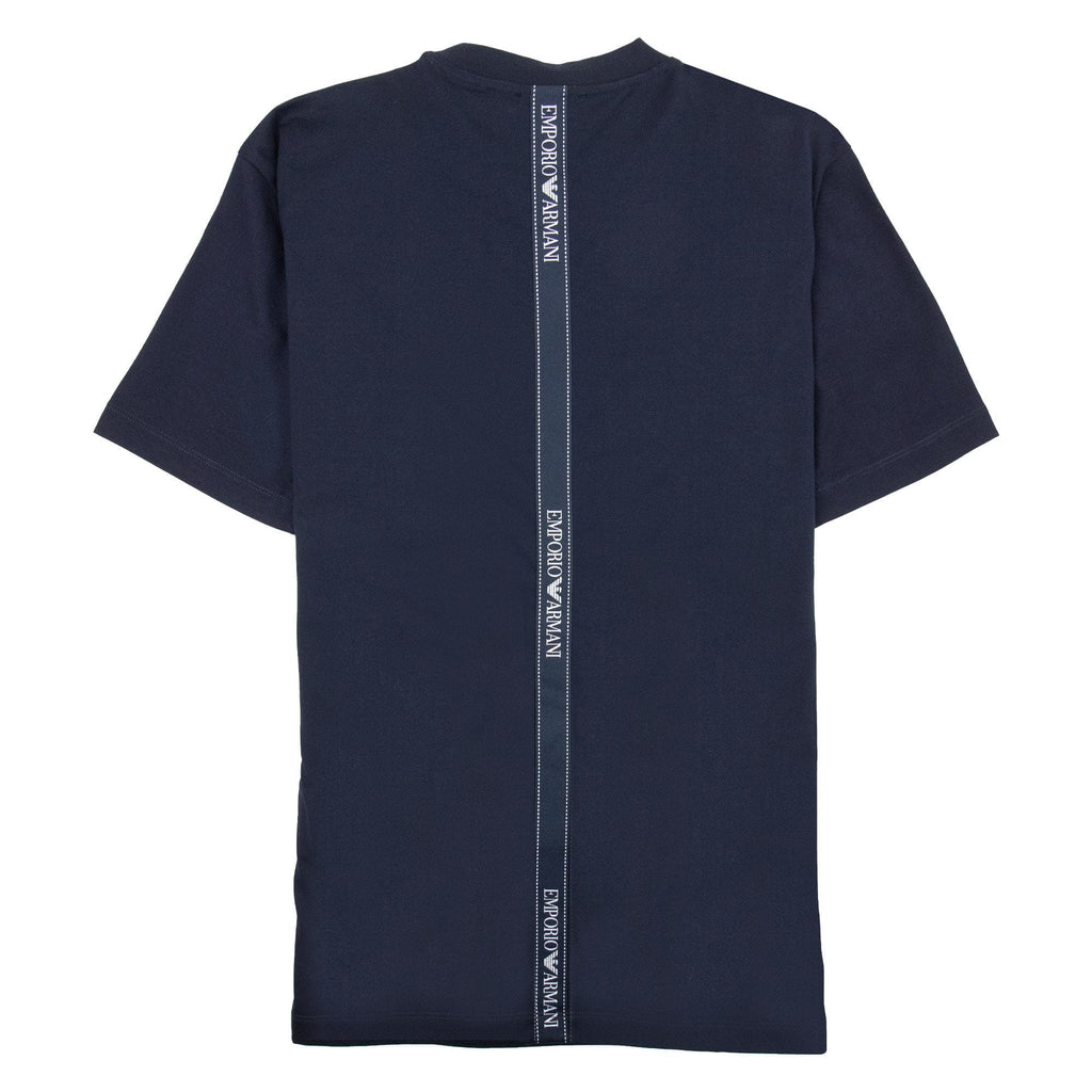 Emporio Armani Tape Logo S/s T Shirt Blue/navy 0920