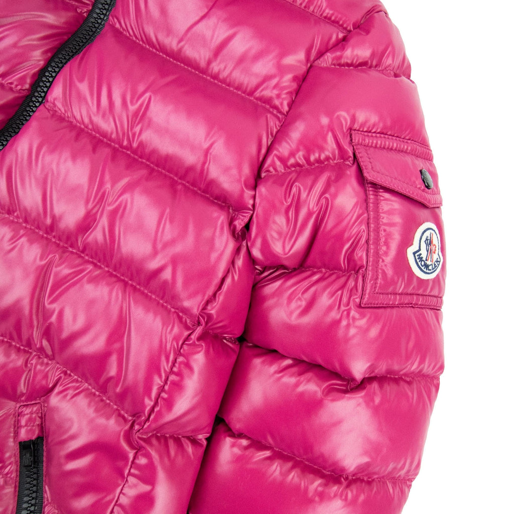Moncler Junior Moka Padded Coat Fuchsia 675