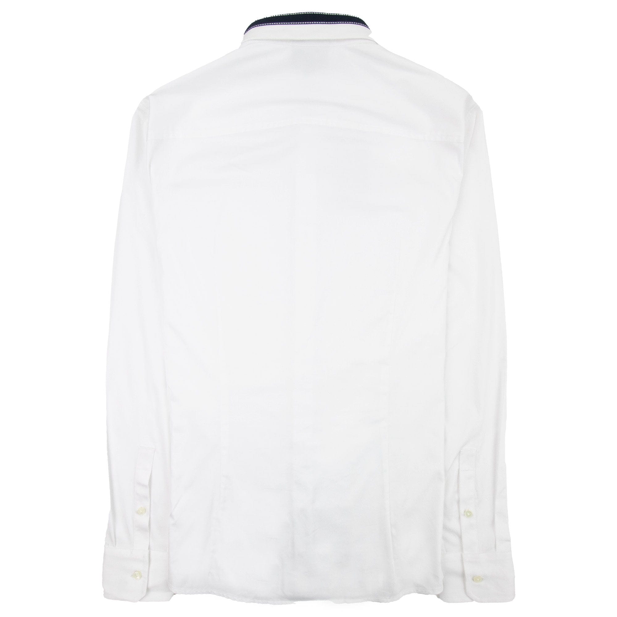 Emporio Armani Tape Logo Regular Fit Shirt Bianco 0100
