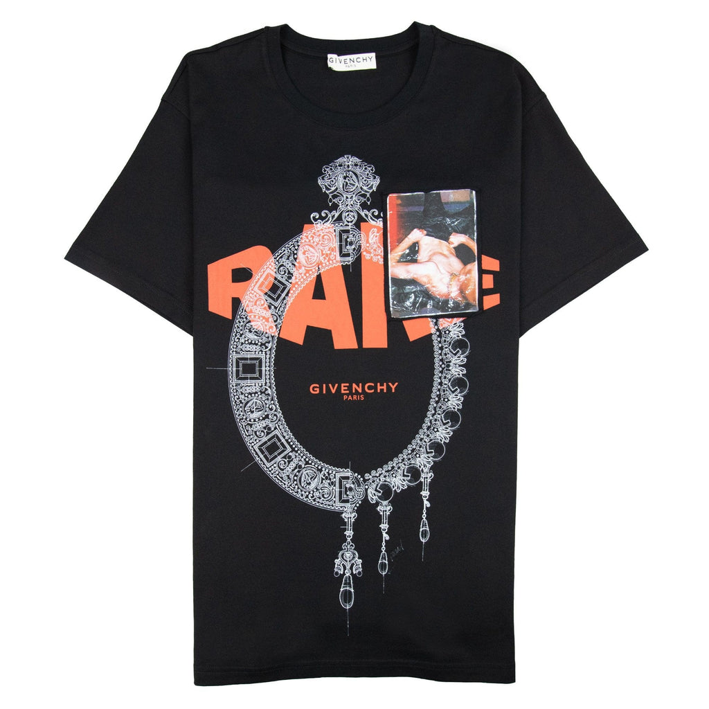 Givenchy Patch Detail Rare T-shirt Black 001