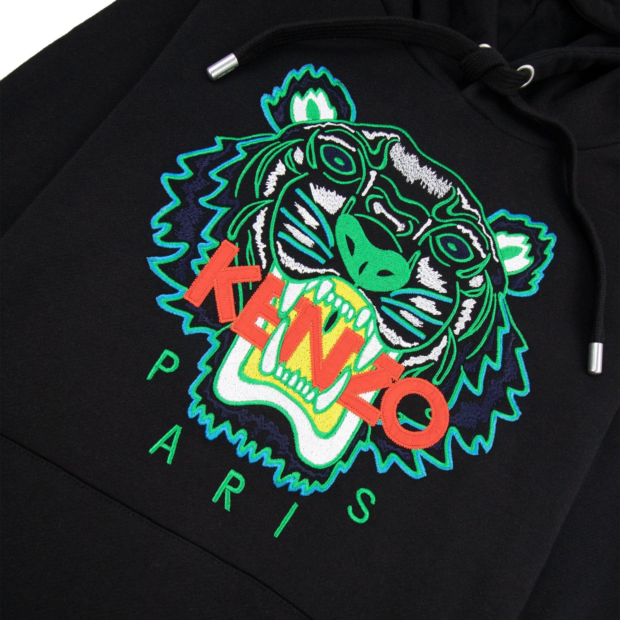Kenzo Tiger Hooded Sweatshirt Black