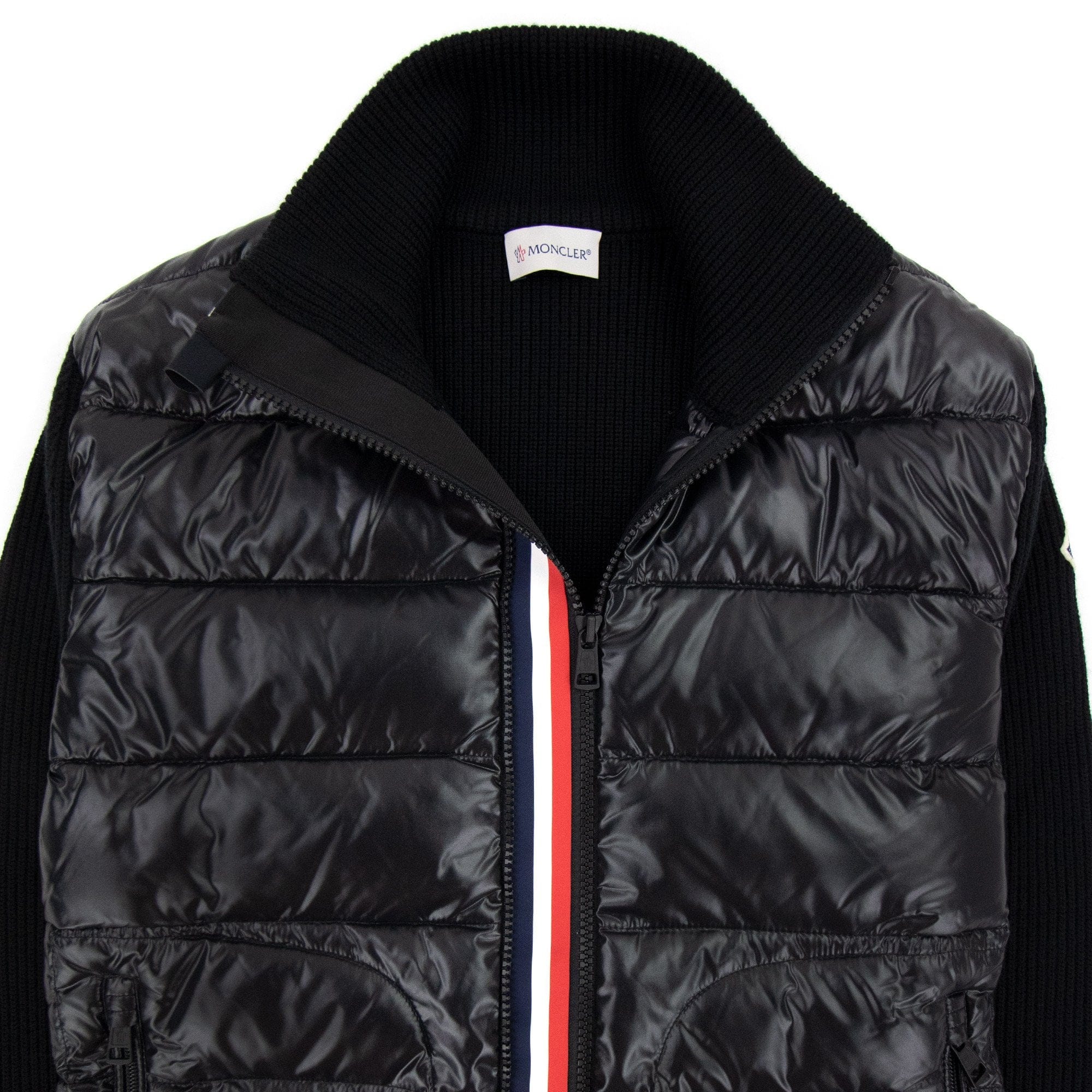 Moncler Maglione Tricot Card Cardigan Black