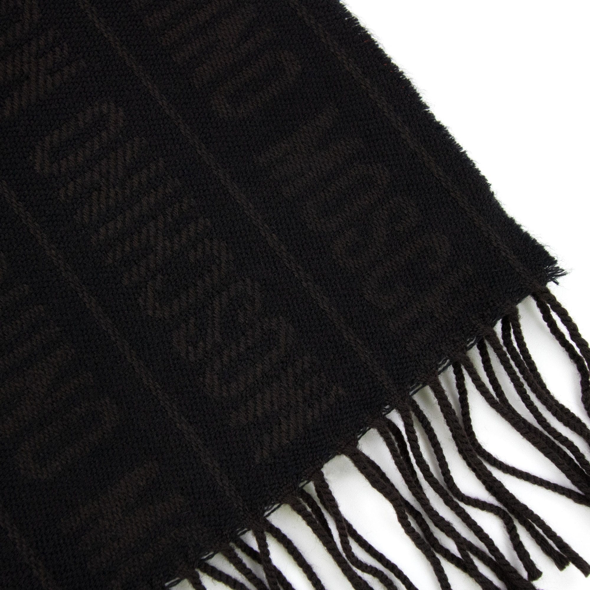 Love Moschino All Over Print Logo Scarf Dark Brown