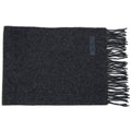 Love Moschino Sciarpa Knitted Logo Scarf Dark Grey
