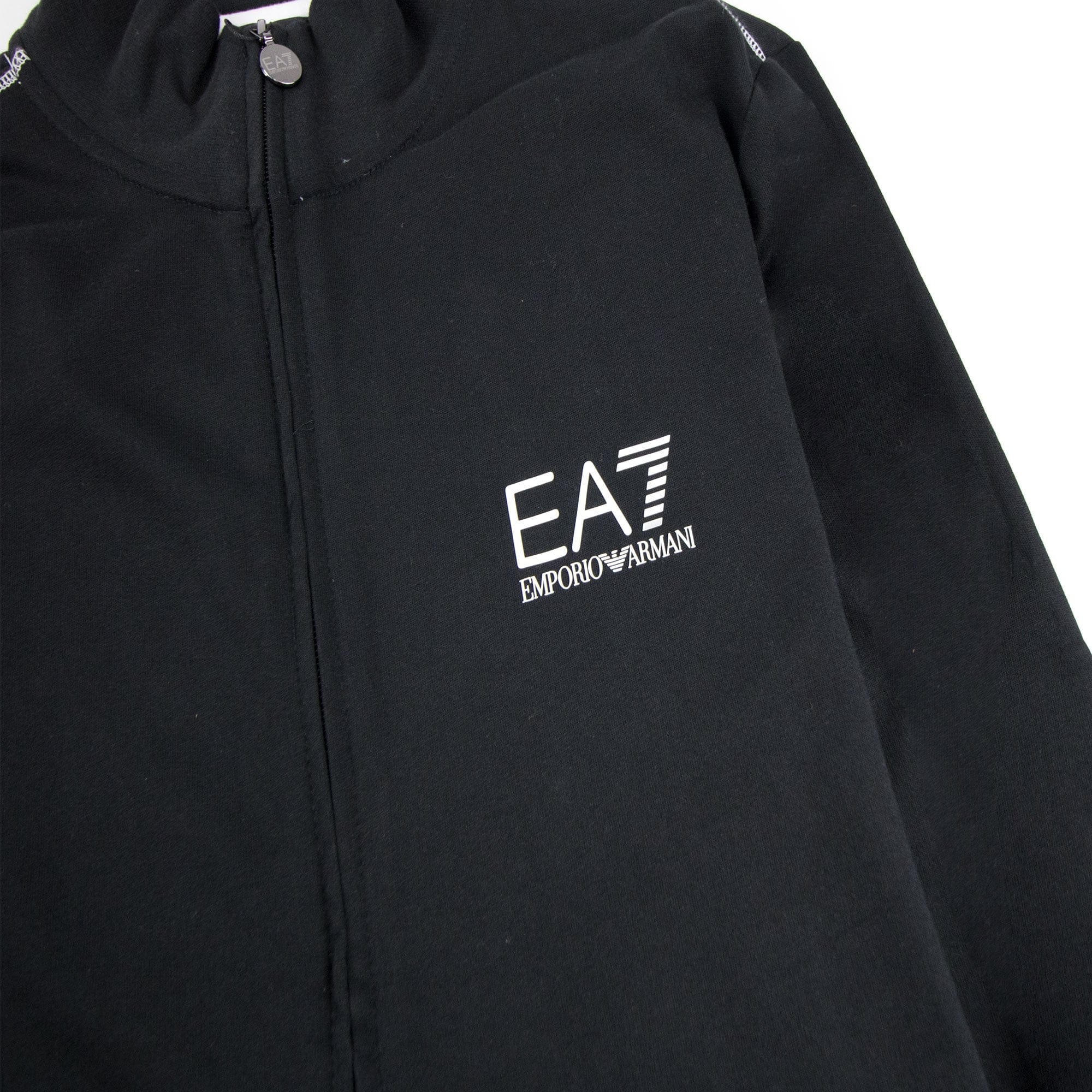 Ea7 Train Core Id Funnel Neck Jacket Black