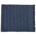 Love Moschino All Over Logo Print Scarf Sky Blue