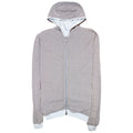 Fendi Reversible Ff Logo Zip Up Hoody Marin Blue