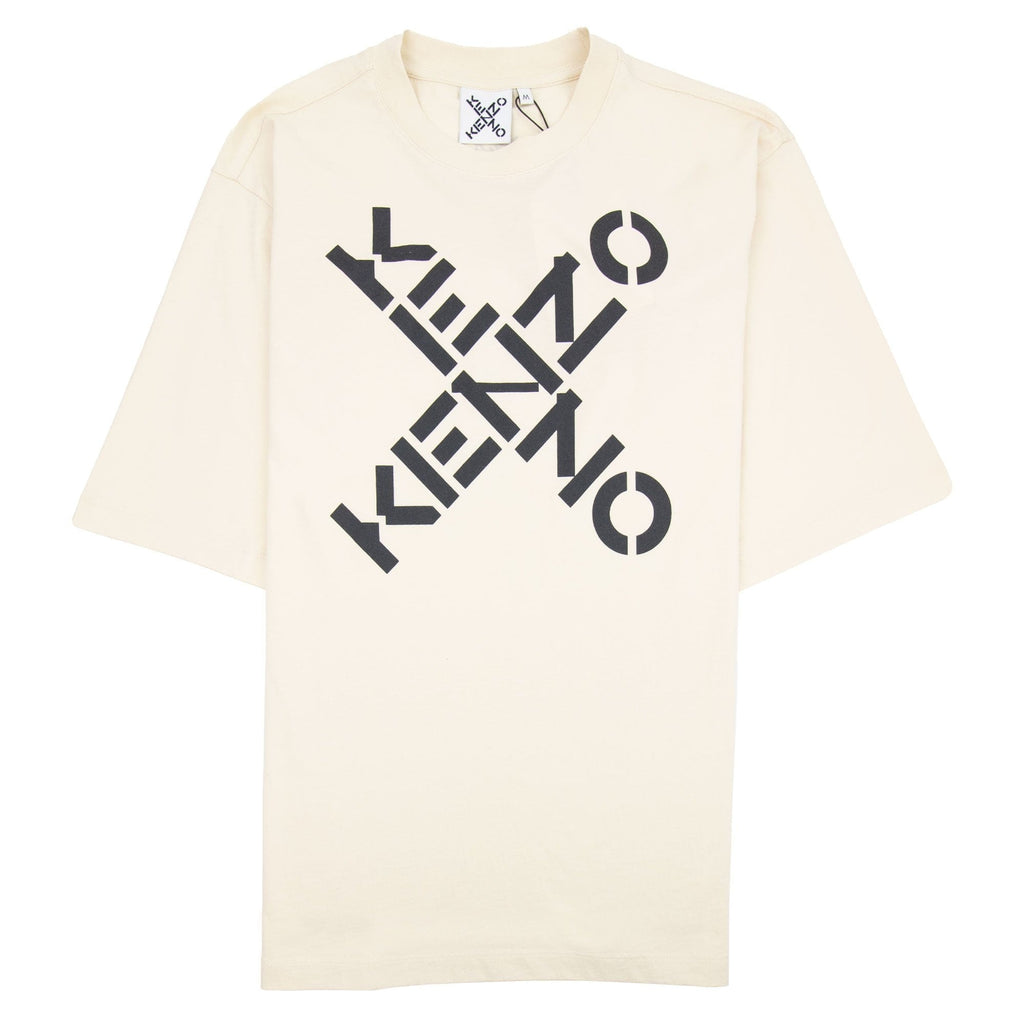 Kenzo X Sport Logo T Shirt Cream