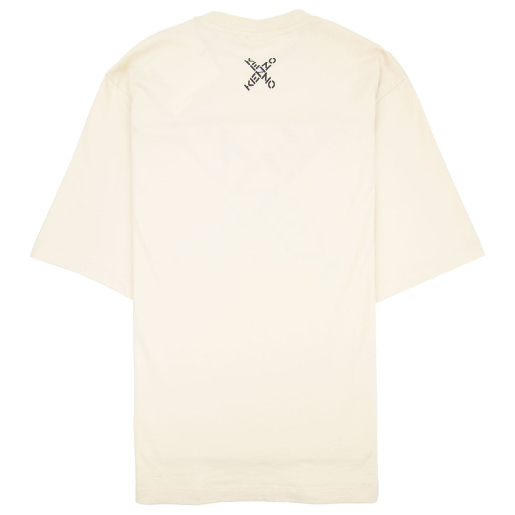 Kenzo X Sport Logo T Shirt Cream