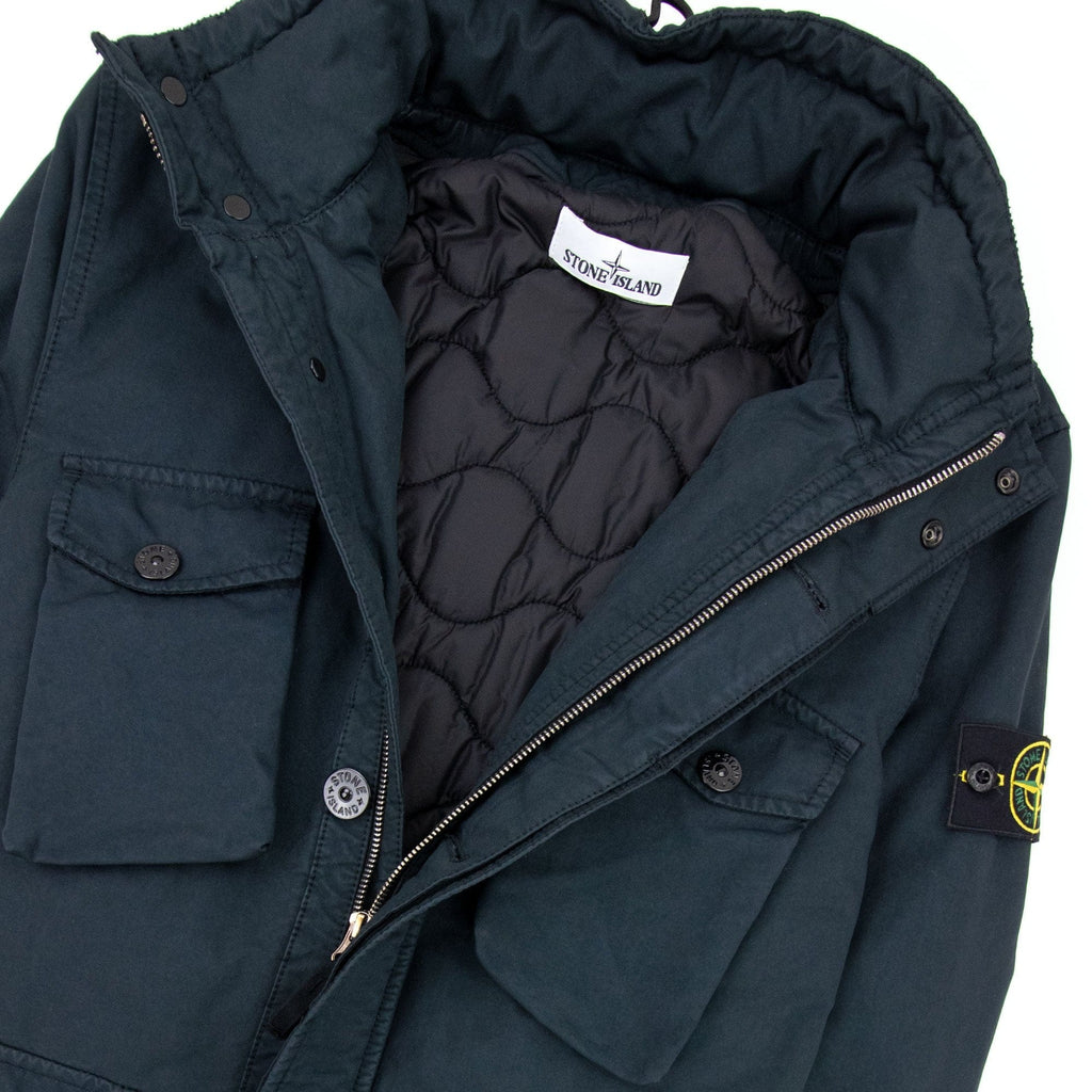Stone Island David-tc Primaloft Insulation Field Jacket Navy Blue V0020