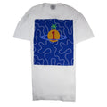 Vivienne Westwood Squiggle Logo Print T Shirt Blue/white