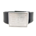 Ea7 Reversible Brushed Leather Belt Black Forest Night