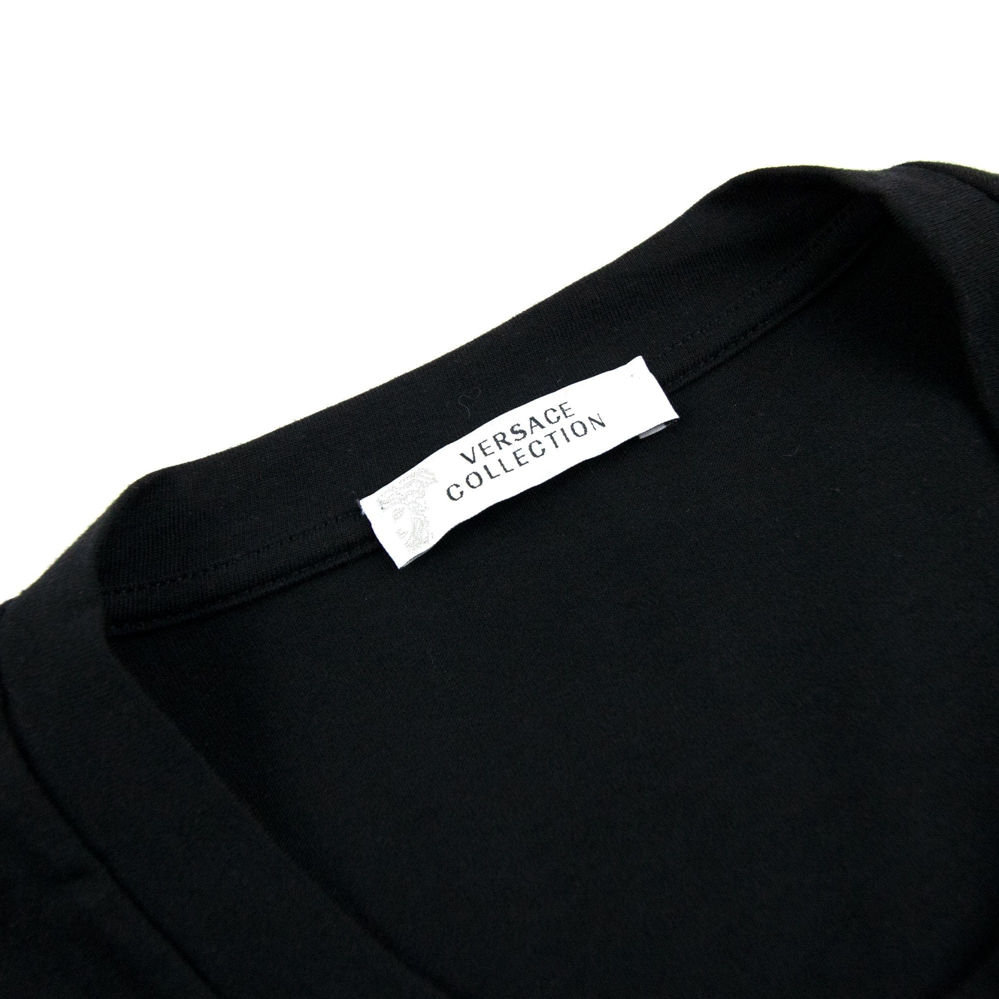 Versace Collection Branch Print T-shirt Black