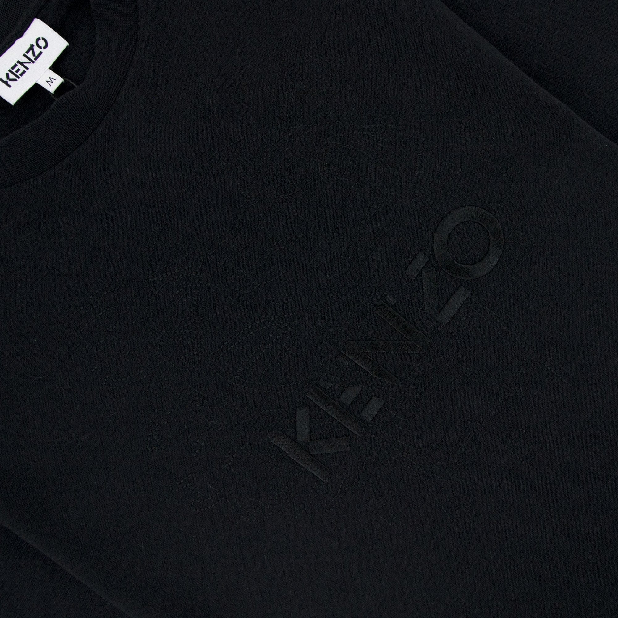 Kenzo Embossed Logo Tiger T Shirt Black 99