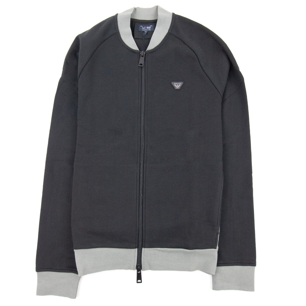 Armani Jeans Eagle Logo Bomber Jacket Black