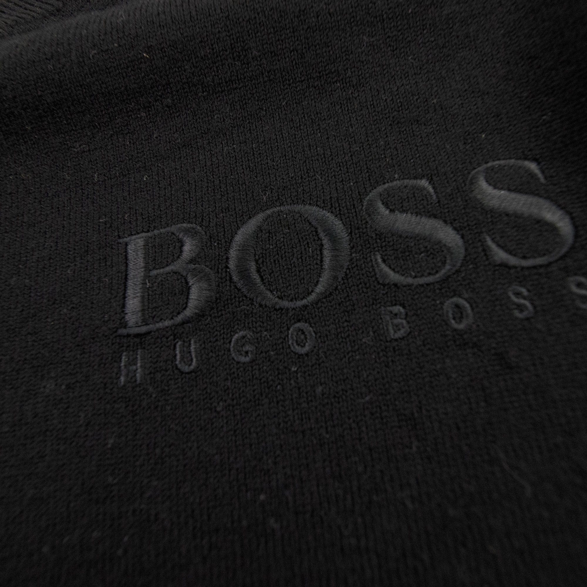 Hugo Boss V Neck Knitted Sweatshirt Black