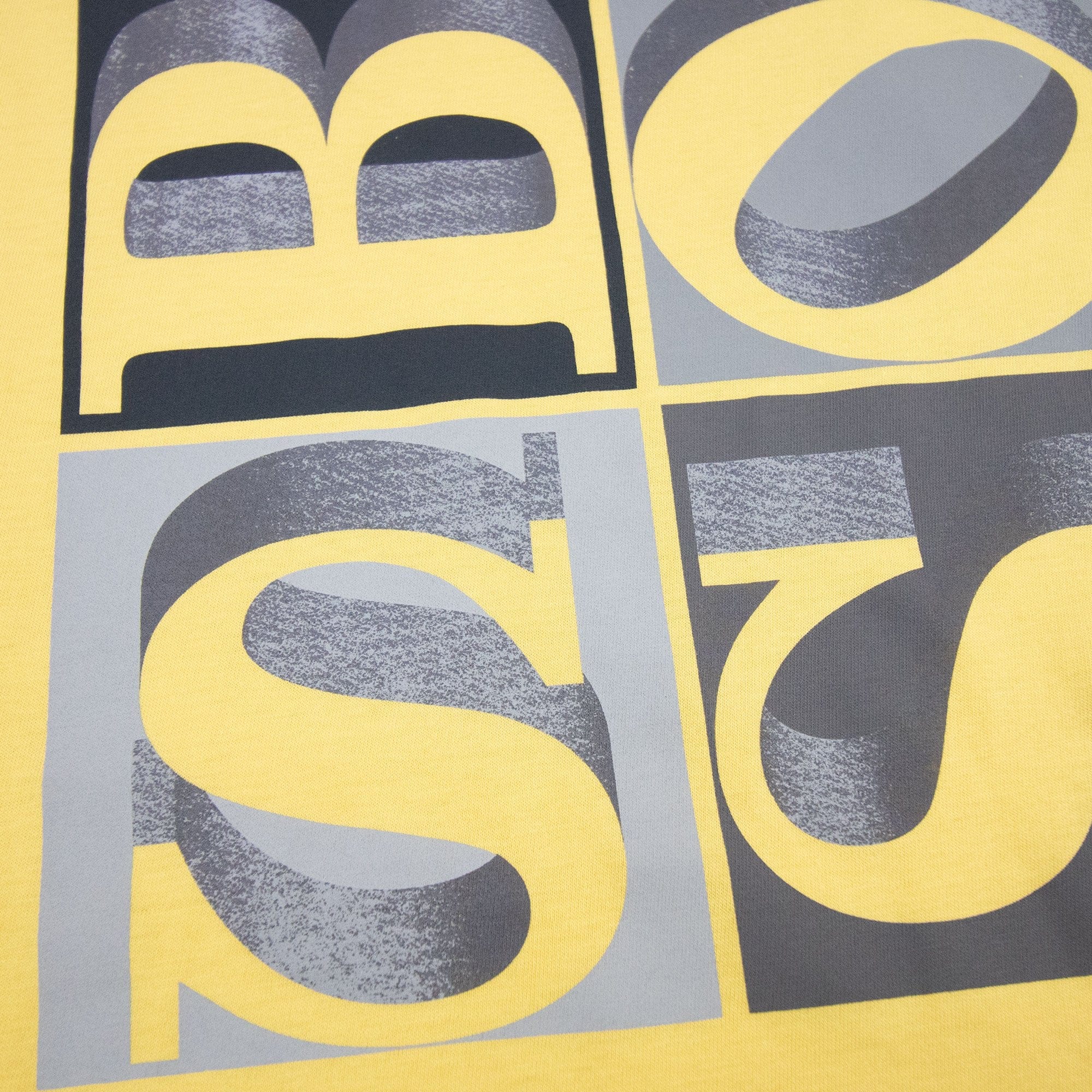 Hugo Boss Terni 57 Box Logo T Shirt Yellow