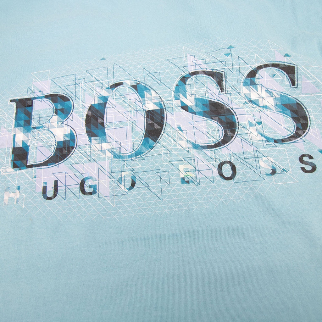 Hugo Boss Triangle Logo Tee 8 Turquoise SA30