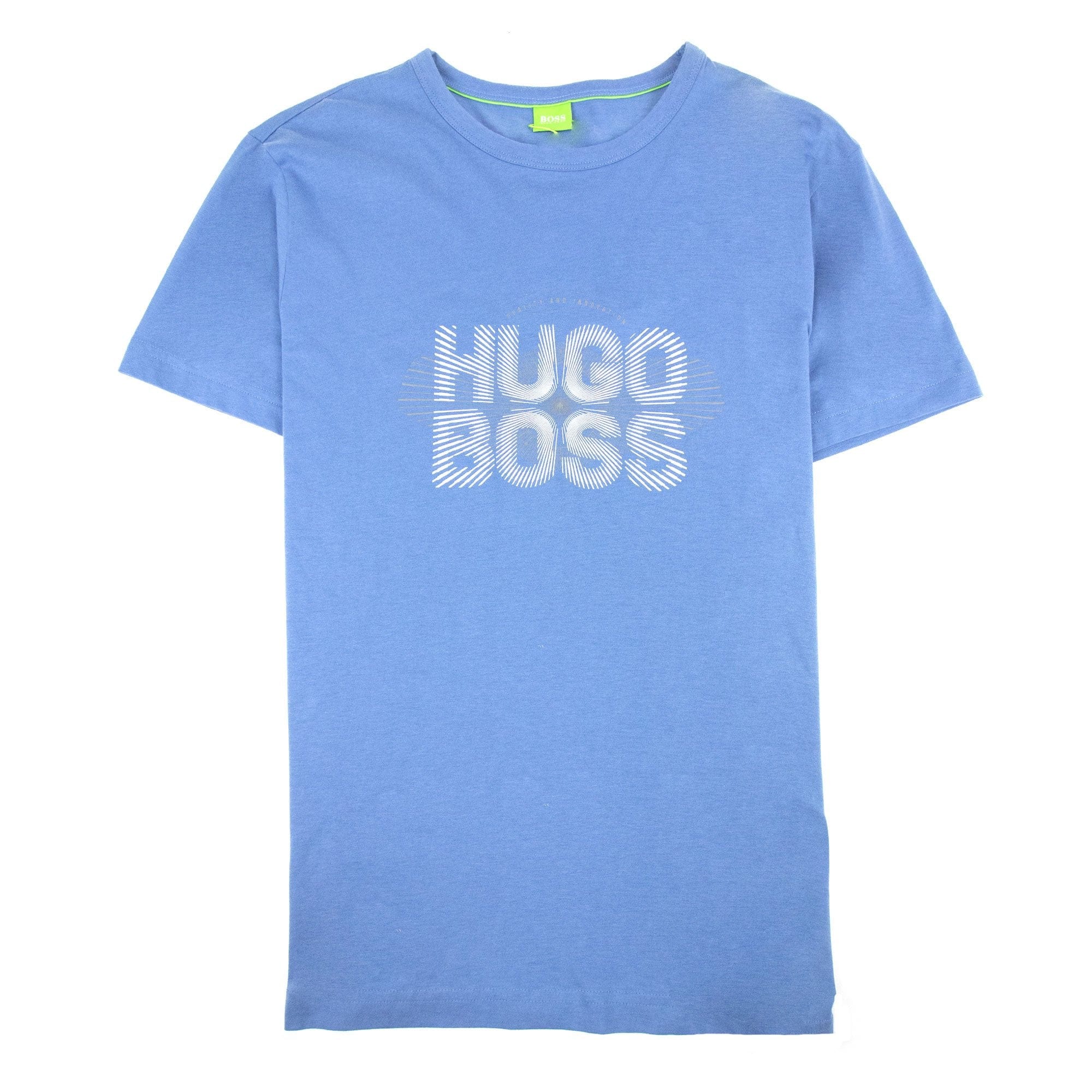 Hugo Boss Tee 2 Logo T Shirt Sky Blue SA30