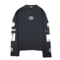 Kenzo Lightweight L/s Crewneck Sweatshirt Black SA30