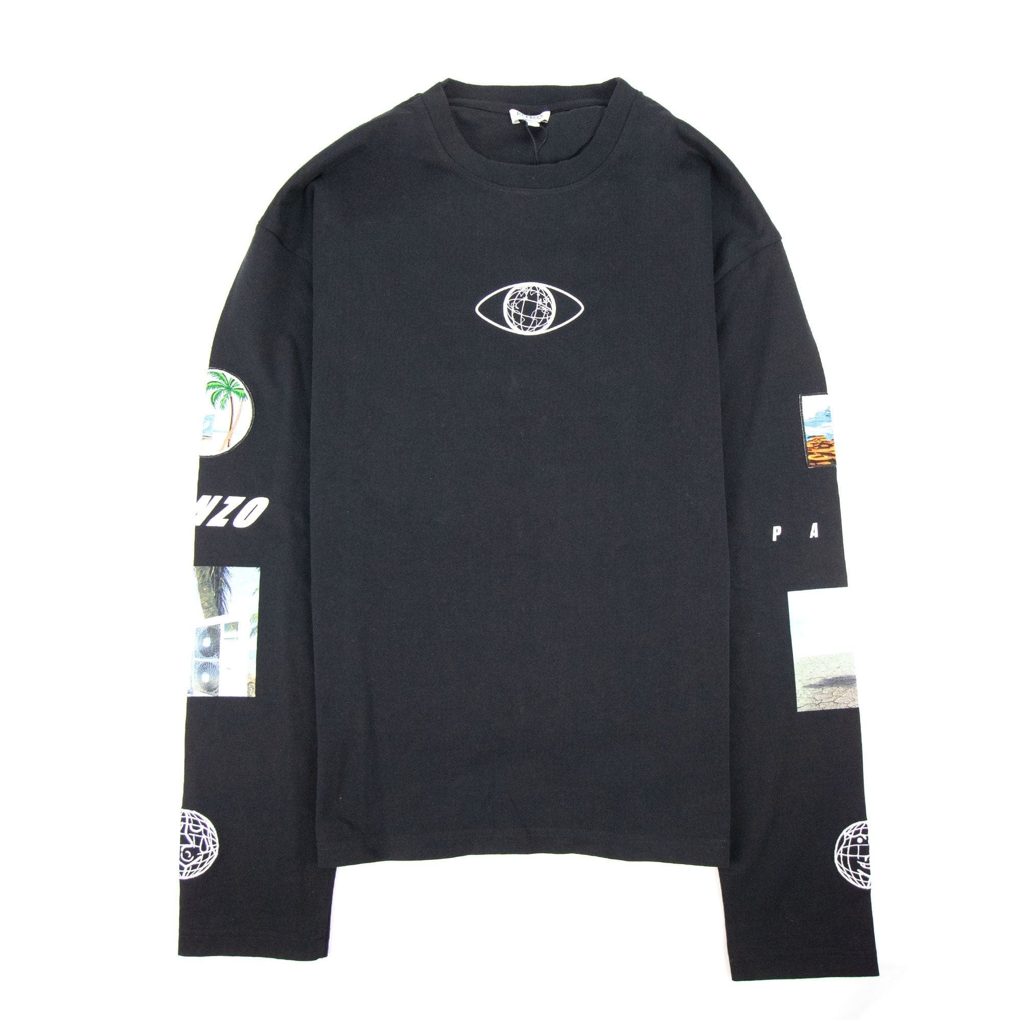 Kenzo Lightweight L/s Crewneck Sweatshirt Black SA30