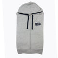 Ea7 Ea Logo Sleeveless Hoodied Sweatshirt Light Grey