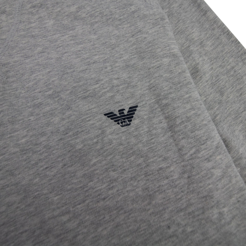 Emporio Armani Eagle Logo Light Fleece Sweatshirt Light Grey SA30