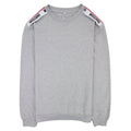 Moschino Underwear Shoulder Tape Logo Sweatshirt Light Grey