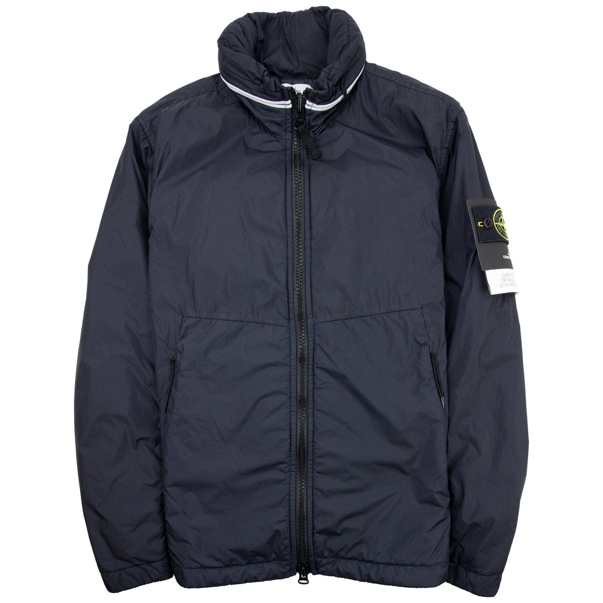 Stone Island 40523 Garment Dyed Crinkle Reps Jacket Navy V0020