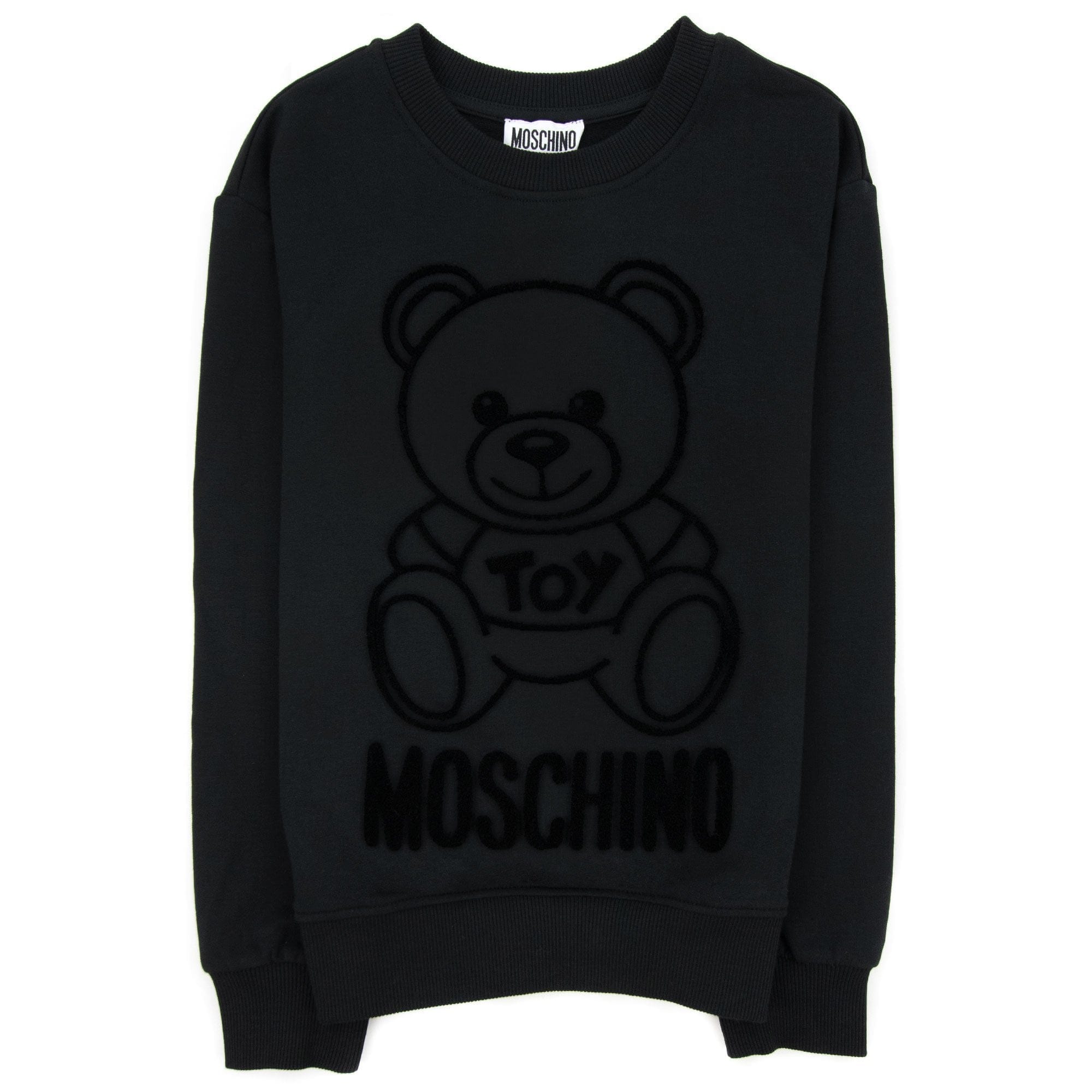 Moschino Kids Embroidered Bear Sweatshirt Black 60100