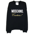 Moschino Couture Script Print Logo Jumper Black