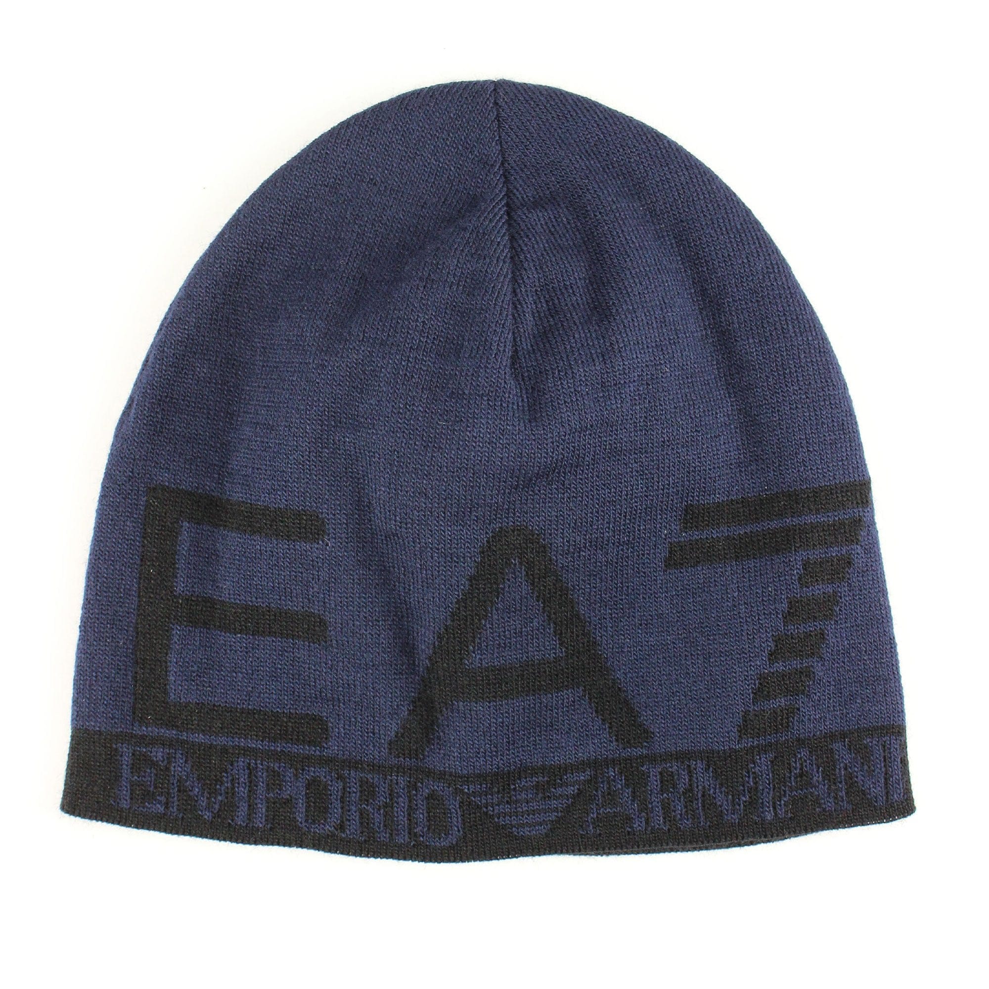 Ea7 Train Visibility M Beanie Hat Ink Blue